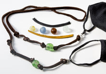 Load image into Gallery viewer, Soft Leather Lanyard + Eyeglass Holders