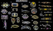 Load image into Gallery viewer, Art Deco Brooch • Heirloom Marcasite • Enamel • Charms • Barrette