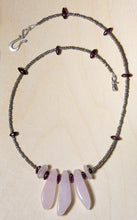 Load image into Gallery viewer, Rose Quartz Love + Healing Necklace