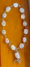 Load image into Gallery viewer, Lace Agate • Crystal • Sterling Silver Beaded Necklace
