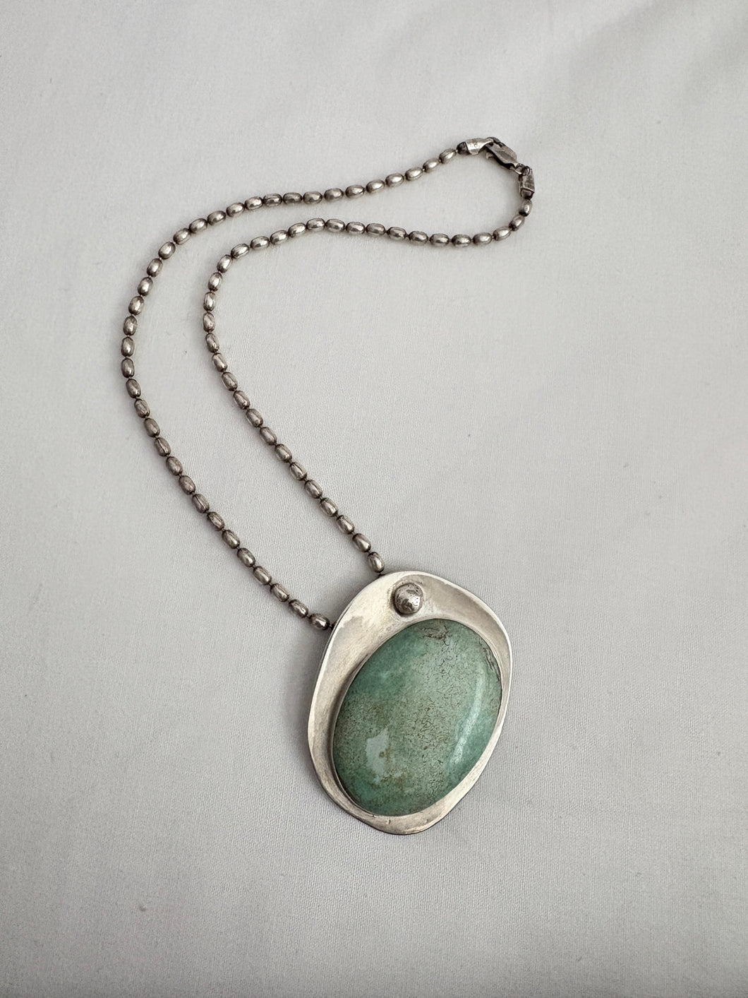 Sterling Silver Natural SW Turquoise Pendant