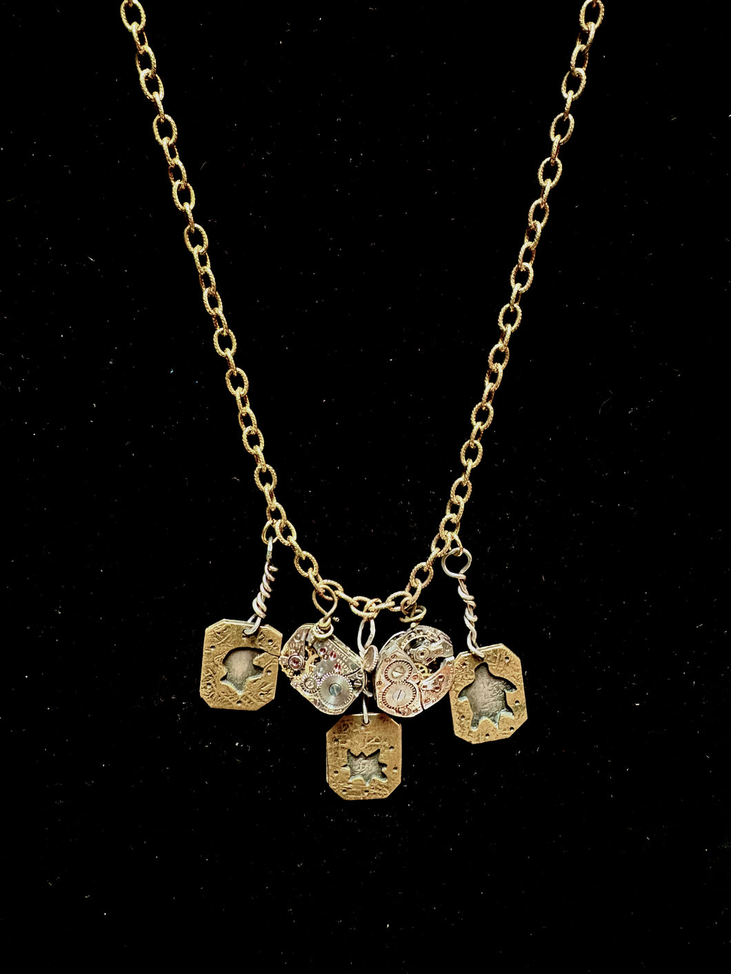 Timepiece Charm Necklace
