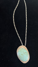 Load image into Gallery viewer, Sterling Silver Natural Turquoise Pendant