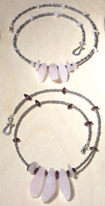 Rose Quartz Love + Healing Necklace