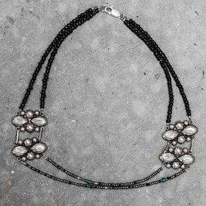 Sterling Silver Mexican Concho Necklace
