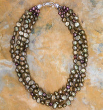 Load image into Gallery viewer, Multi-Strand Freshwater Pearl Necklace
