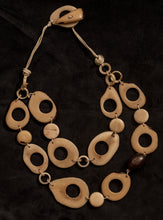 Load image into Gallery viewer, Tagua Nut Beaded Modern Necklace