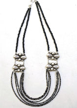 Load image into Gallery viewer, Mexican Concho + Sterling Silver Multi-Strand Necklace